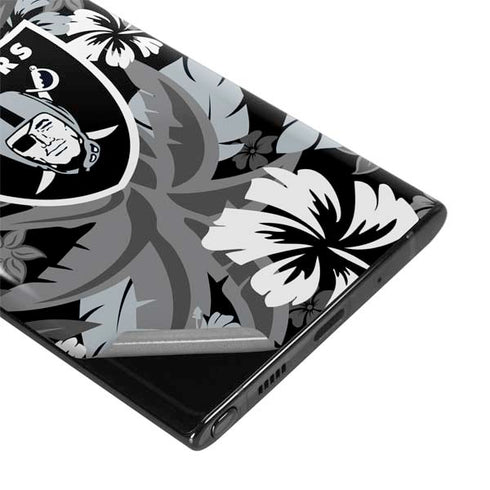 NFL Las Vegas Raiders Tropical Print Galaxy Note 10 Skin
